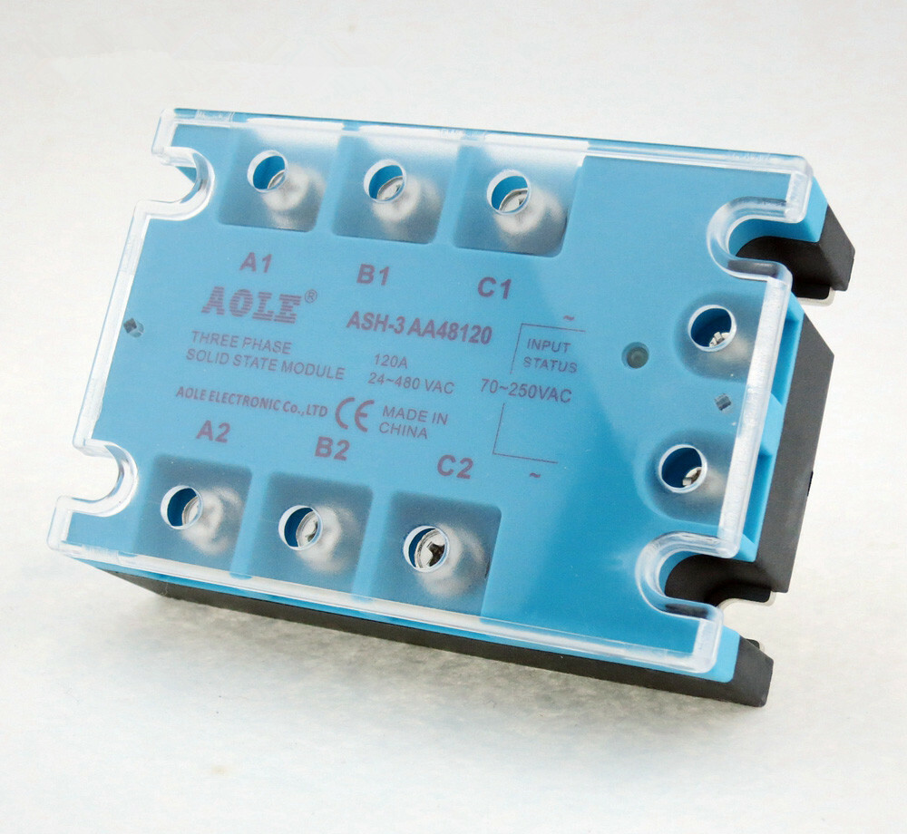 TSR-120AA-H three-phase solid state relay 120A AC control AC ASH-3 AA48120