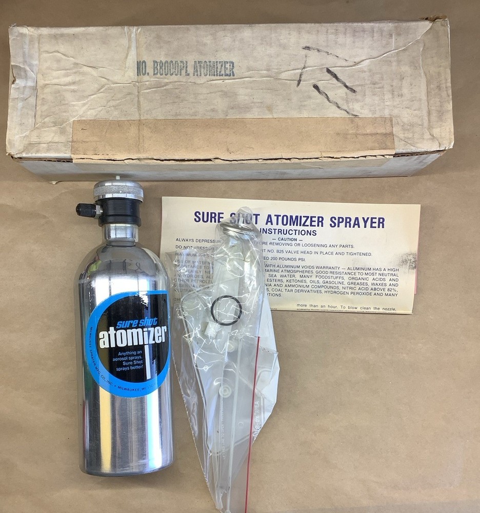 Sure Shot B8000PL Atomizer Refillable Sprayer NOS
