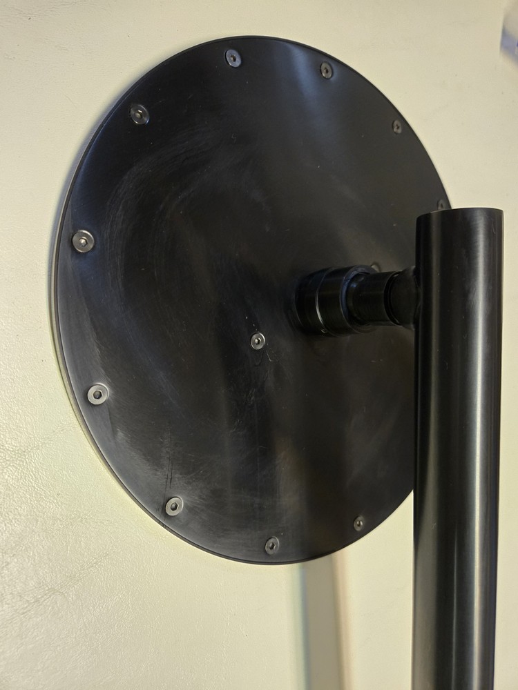 Rain Head Shower Head Wall Mount Black