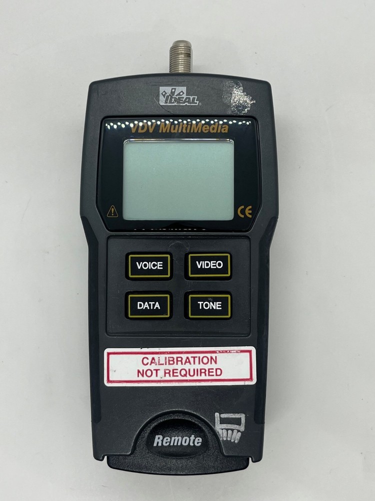 Ideal VDV Multimedia Voice Data Video Wiremapper and Tester