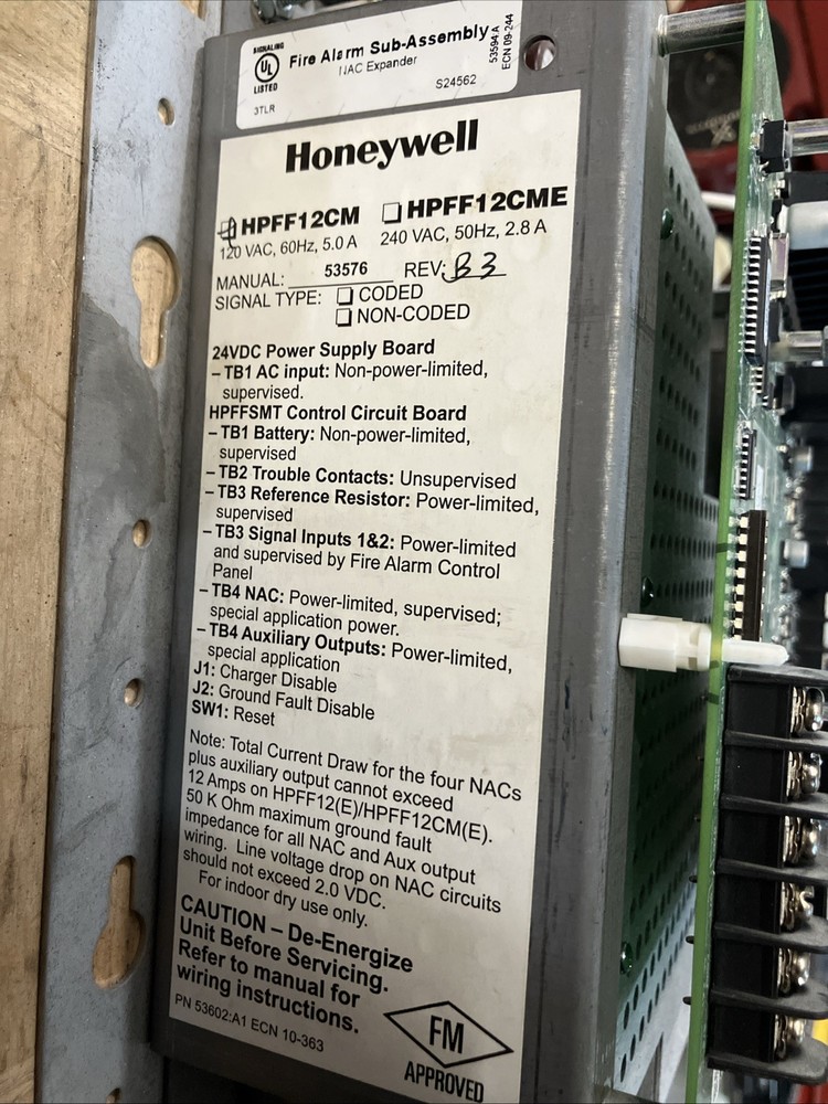 Honeywell Fire Alarm System Sub-assembly NAC expander