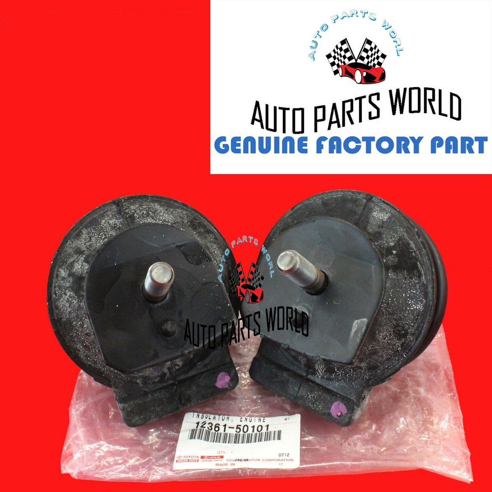 GENUINE LEXUS 1990-2000 LS400 RIGHT & LEFT FRONT ENGINE MOUNTING INSULATOR SET