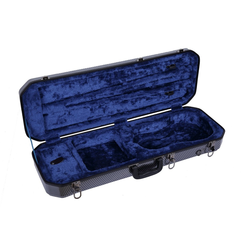 Crossrock PC Oblong 4/4 Violin Hard-shell Case,Backpack Straps Guitar Case