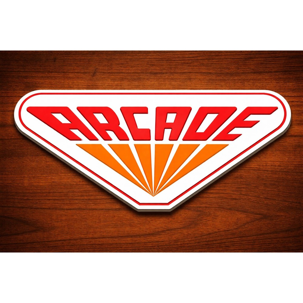 Vintage Style Arcade Sign Stranger Things