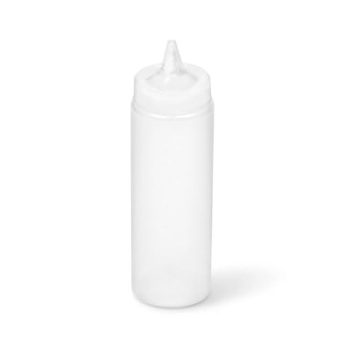 Vollrath 4924-13 Squeeze Bottle - Ribbed, 24 oz. Capacity - Single Bottle