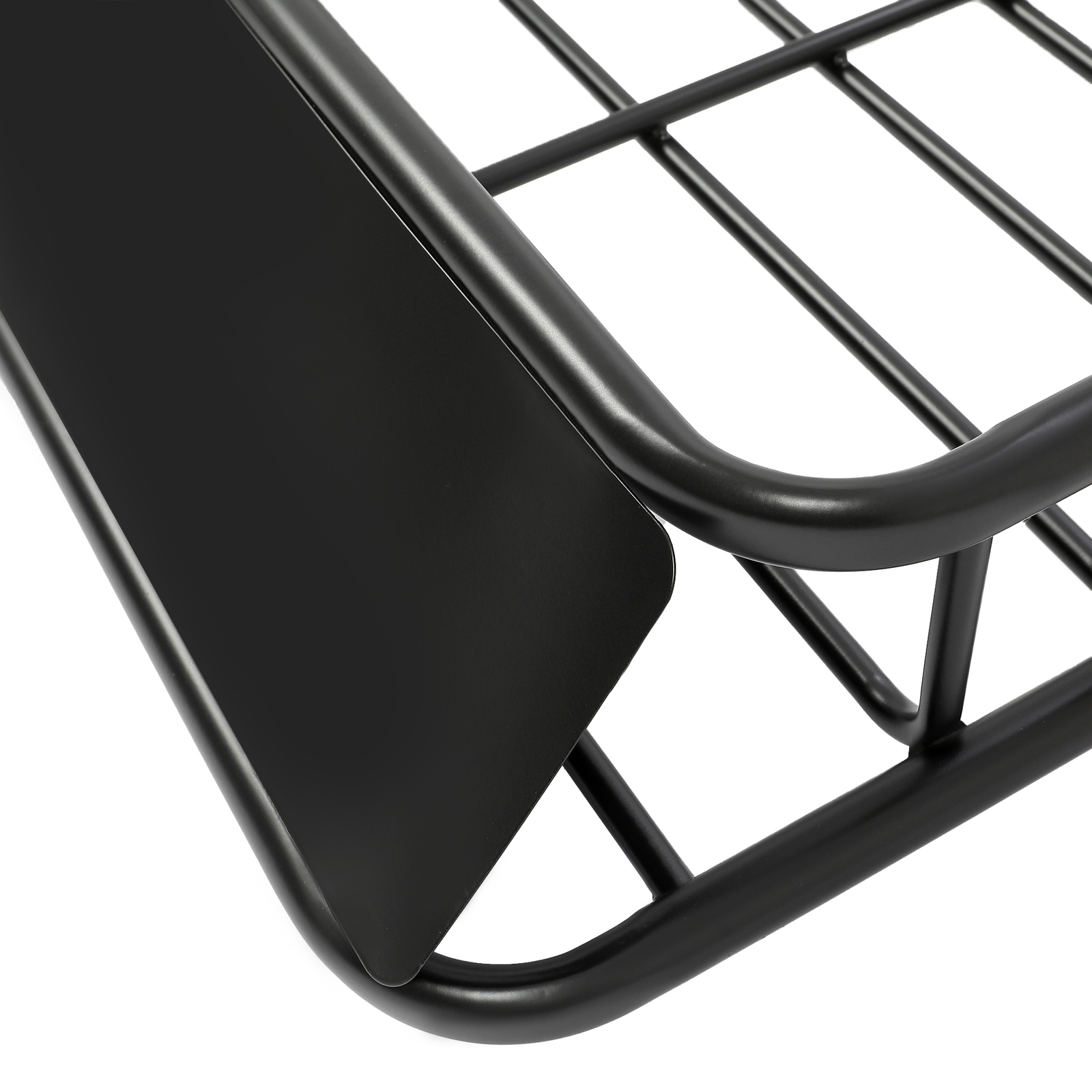 64" Universal Black Roof Rack Cargo Carrier w/ Extension Luggage Hold Basket SUV