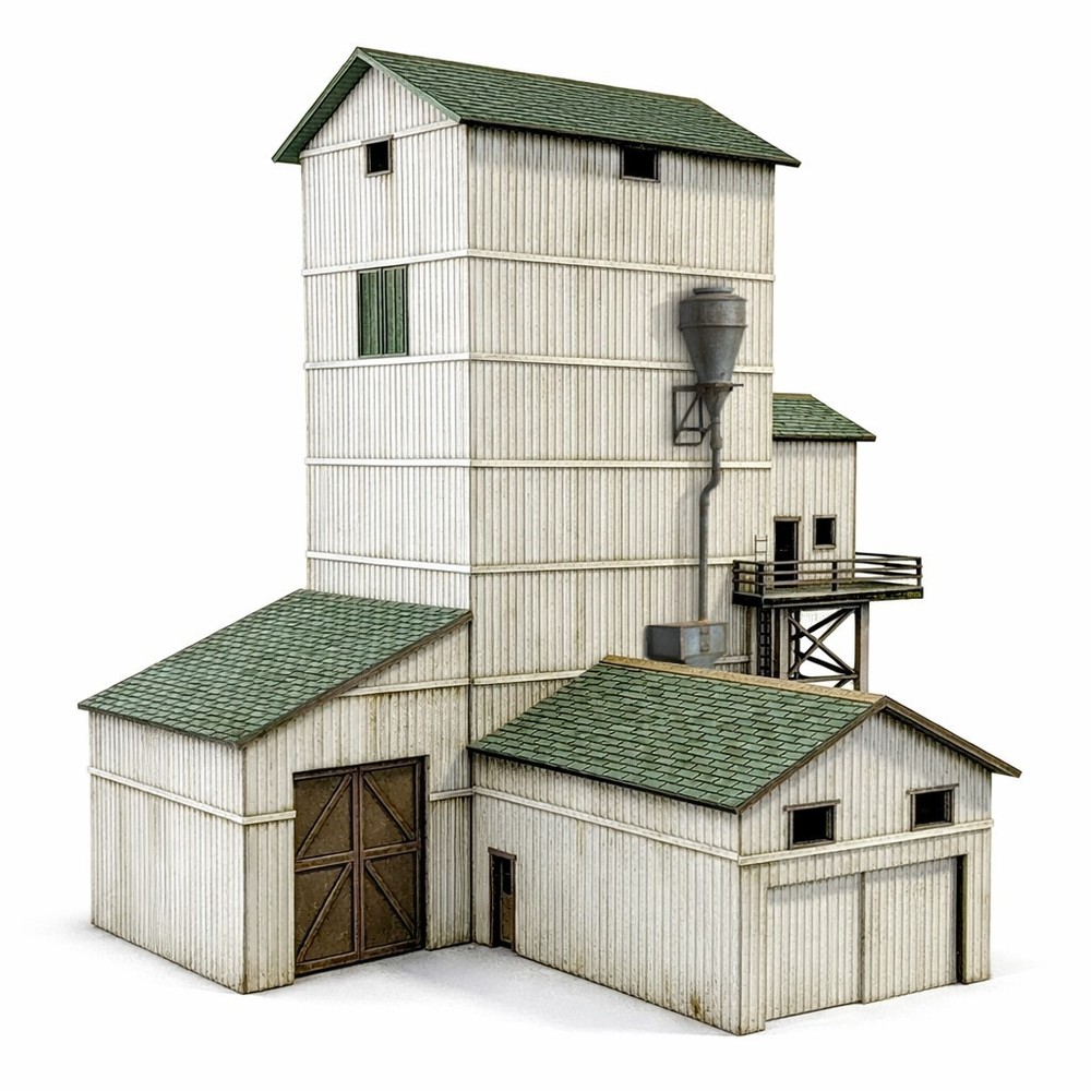 RWD HO 1:87 Grain Tower Operation NIB
