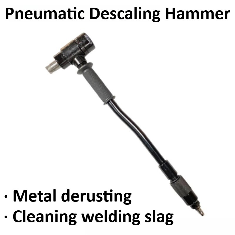 Pneumatic Descaling Hammer Air Percussion Handheld Driven Hammers Rust Remover