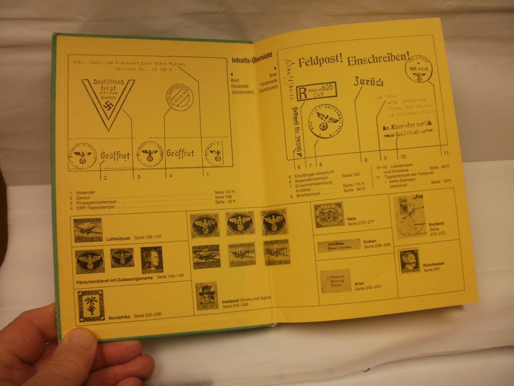 WW II era GERMAN POSTAGE, Michel Handbuch-Katalog Deutsche Feldpost 1937-1945
