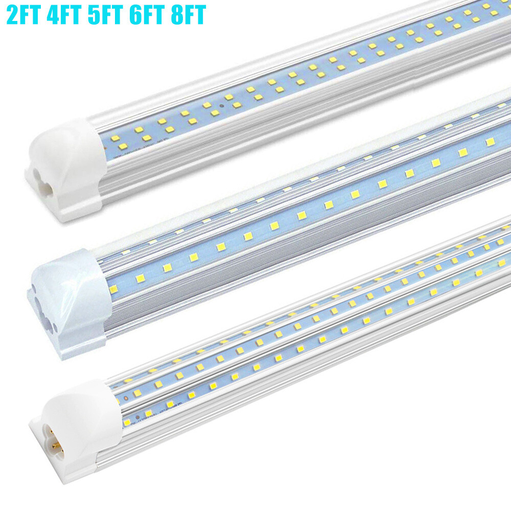 T8 LED Shop Lights 2FT 4FT 6FT 8FT 14W~120W Garage Ceiling Tube Light Fixtures