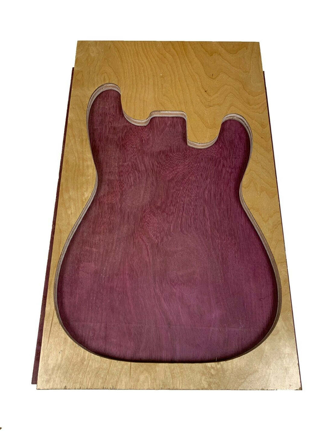 Purpleheart Exotic Electric/Acoustic Guitar Body Blanks 21"x14"x2"-Single Piece