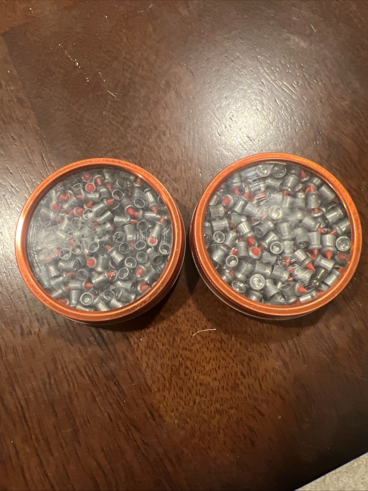 2-pellet Gun Pellets Two Different Sizes Red Tip