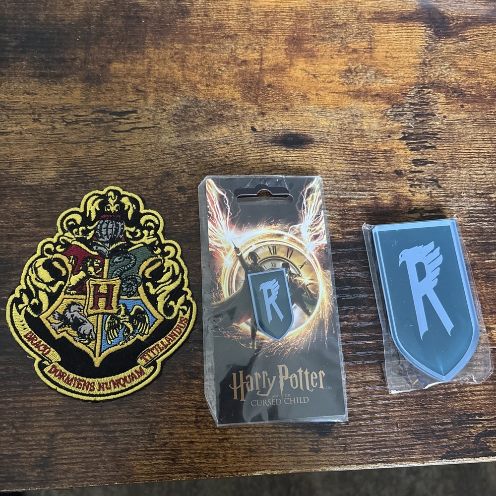 Harry Potter Hogwarts School Crest Logo Large Version Embroidered Patch NEW