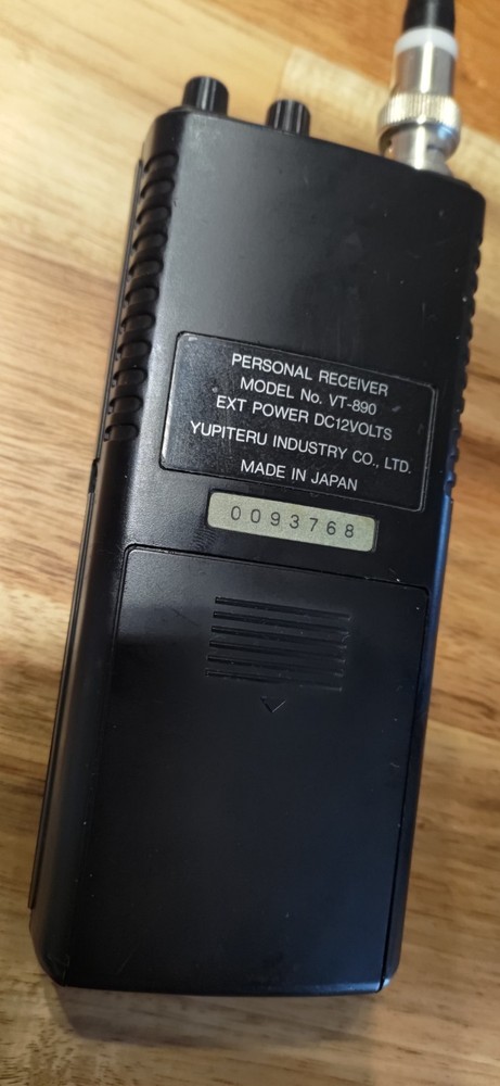 YUPITERU VT-890 RARE personal receiver