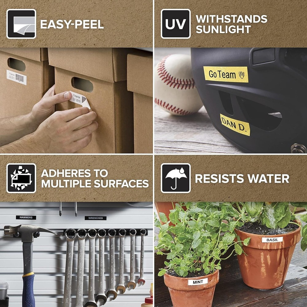 Versatile LabelMaker 160: Simplify Organization with QWERTY & 3 Label Cassettes