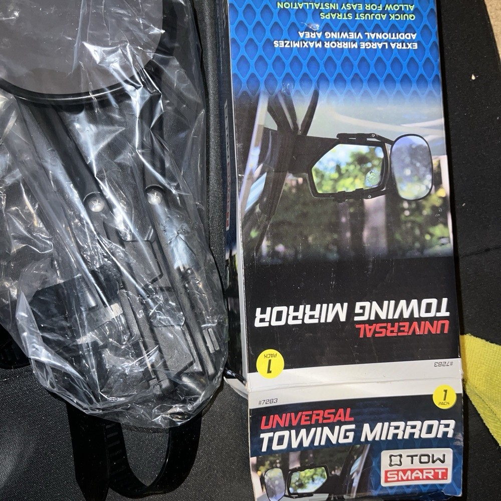 TOW SMART UNIVERSAL EXTRA LARGE TOWING MIRROR-Open Box