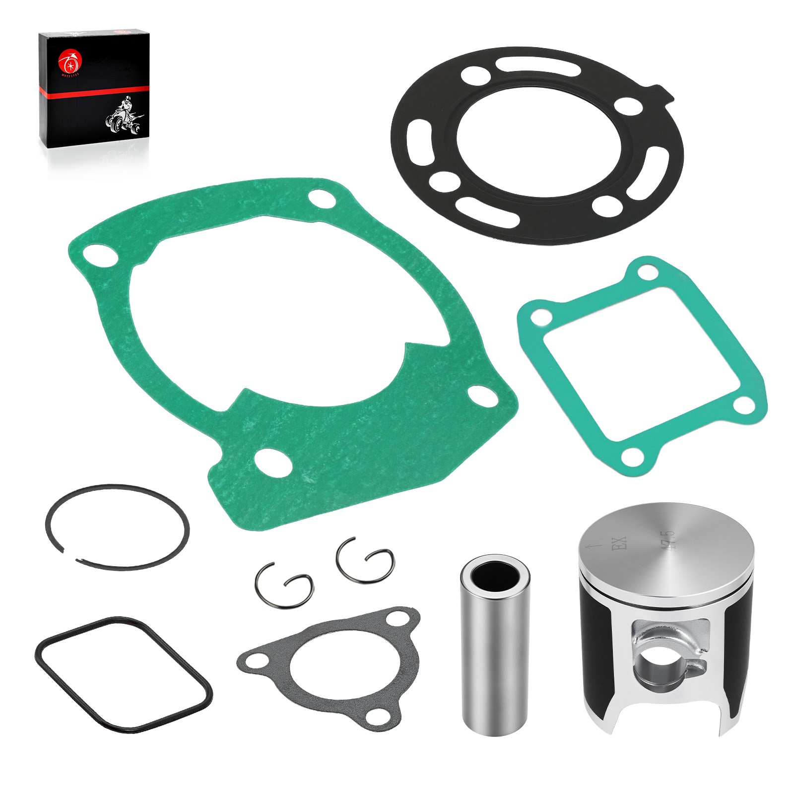 Top End Gasket Piston Kit For Honda CR85R CR85RB Standard Bore 47.5mm 2003-2007