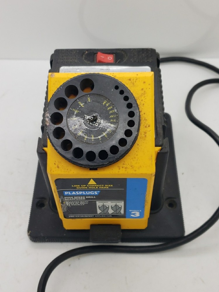 Plasplugs Sharpener Unit w/ Knife Scissor Sharpener Module DCS407 Tested Working