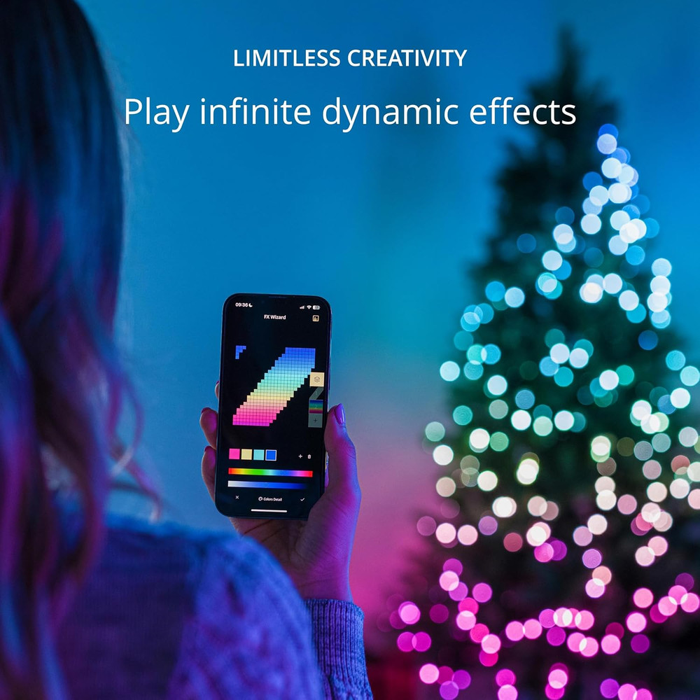 Strings 600 LED RGB, LED Light String, Smart Multicolor LED Lights, Christmas Li