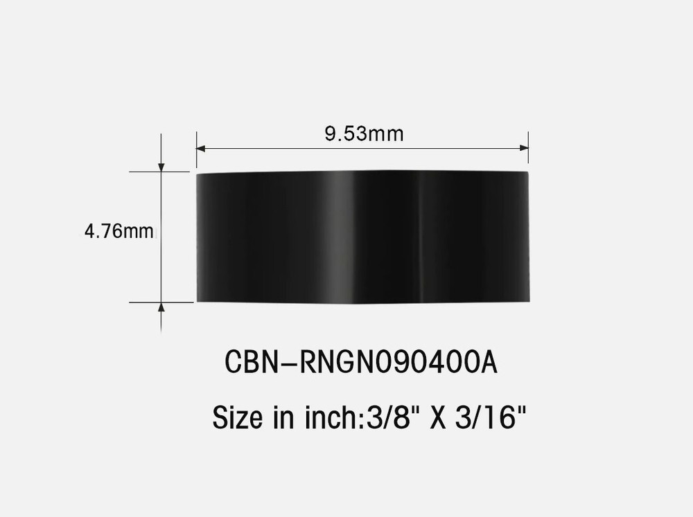 For Cast Iron 3/8" X 3/16" RNGN090400A Solid CBN Indexable Insert 2PCS