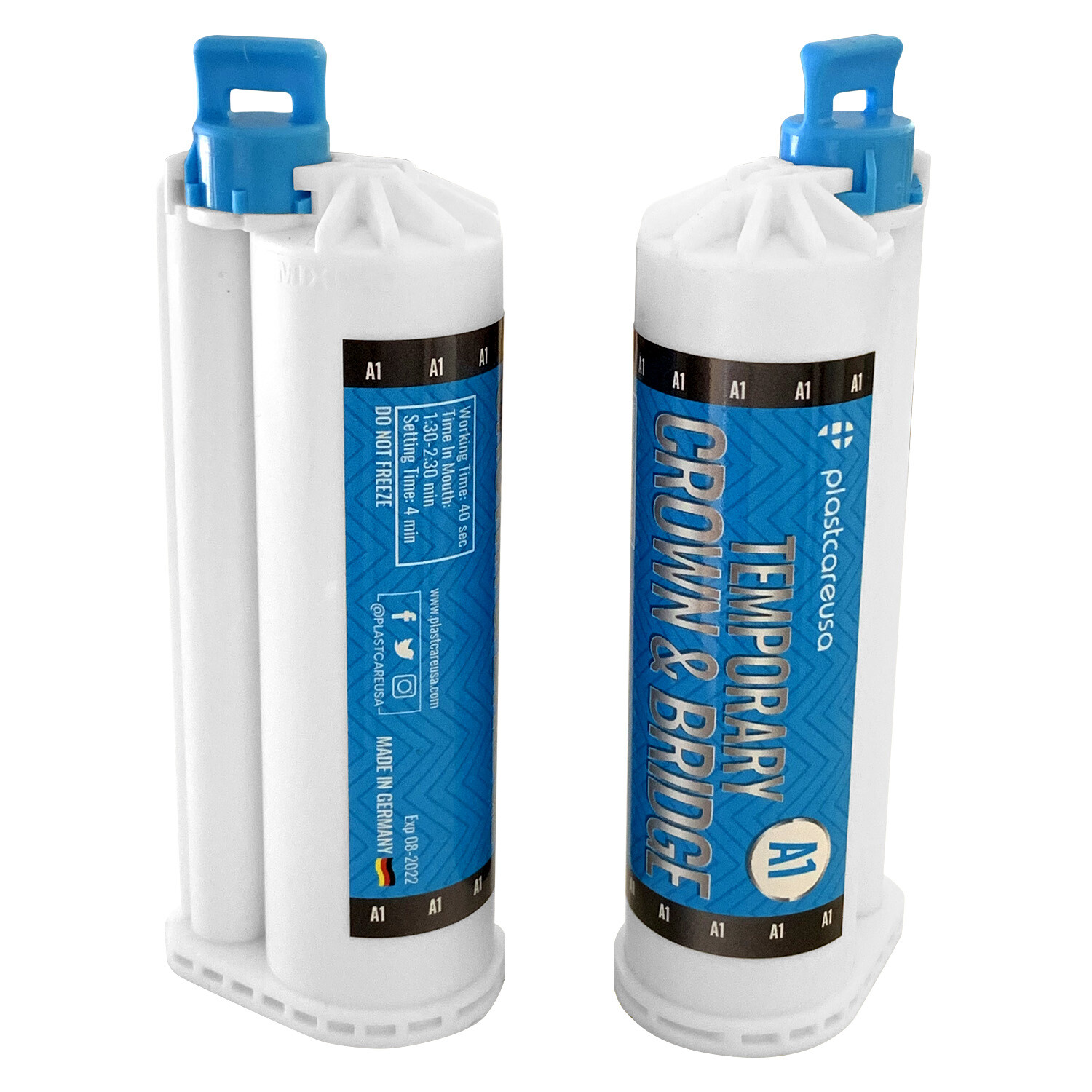 A1 Temporary Crown & Bridge Material 10:1 Dental Impression 76g (Made in GER)