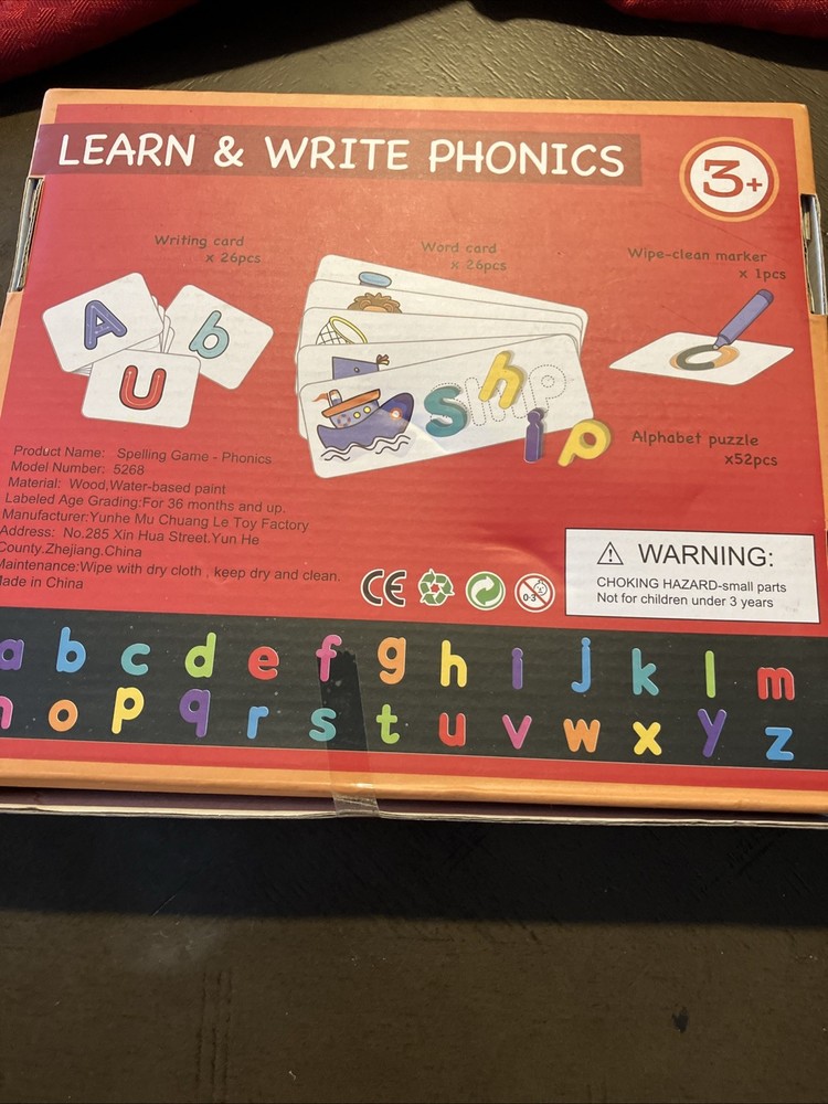 Spelling Game, Learn And Write Phonics
