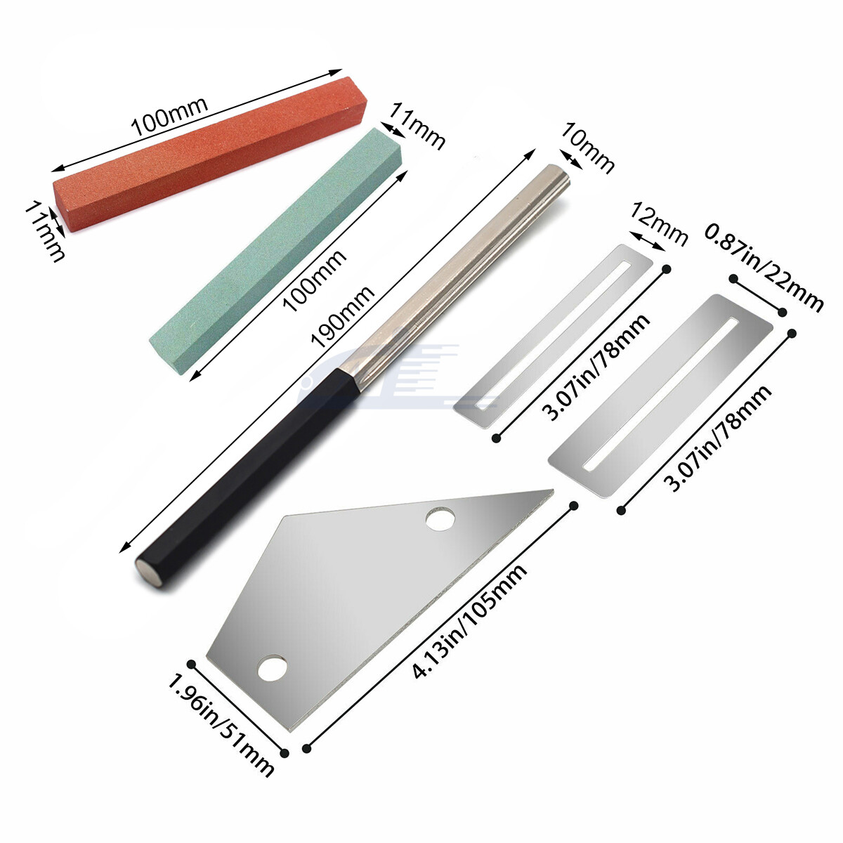 Guitar Luthier Tool Kit Dressing File Fret Crowning Rocker Fingerboard Grinding