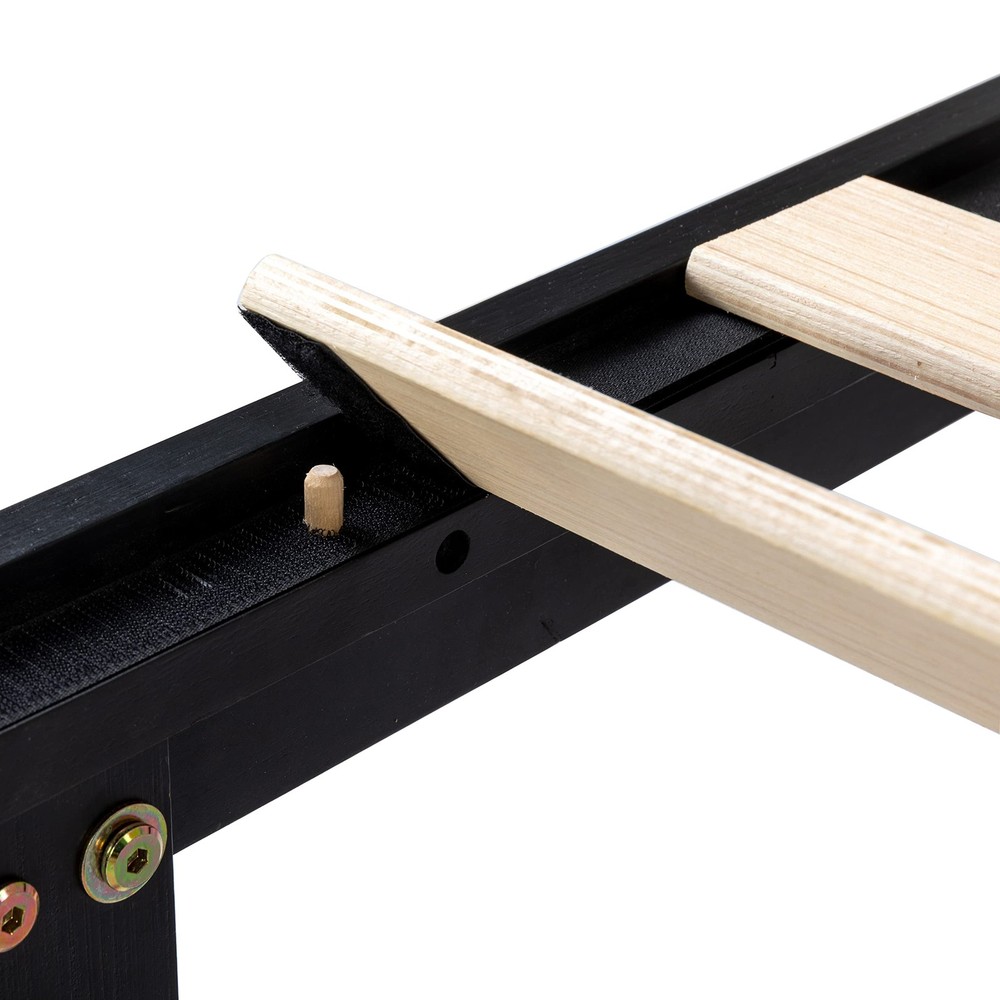 Sleep Better on Solid Wood - Mellow Queen Platform Bed Black