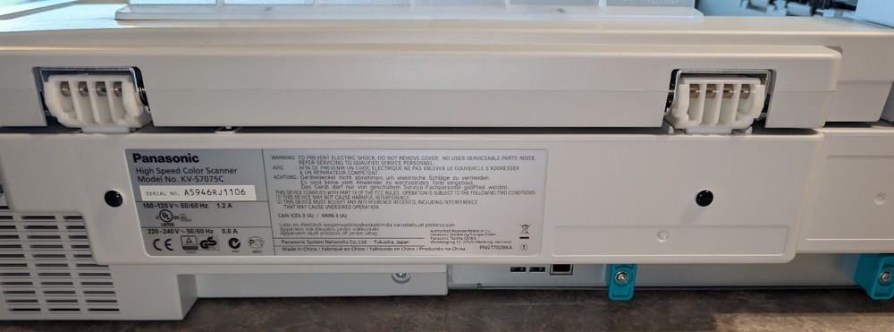 Panasonic KV-S7075C 95ppm Duplex A3 Color Document Scanner Flatbed - TESTED