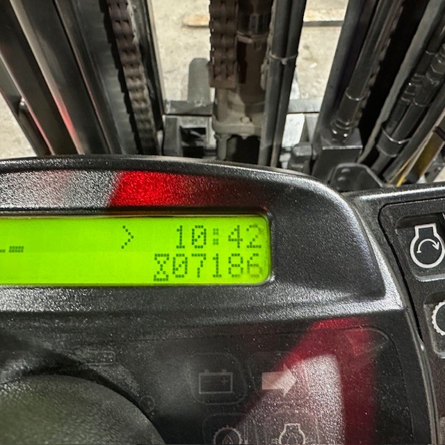 2018 Yale GLC080VX 8000lb Used Forklift Triple Mast Sideshift LP Gas 7186 Hours