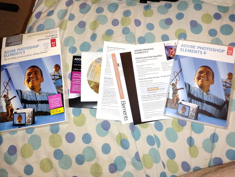 Photoshop Elements 9  - Full Version Original for Mac, Windows