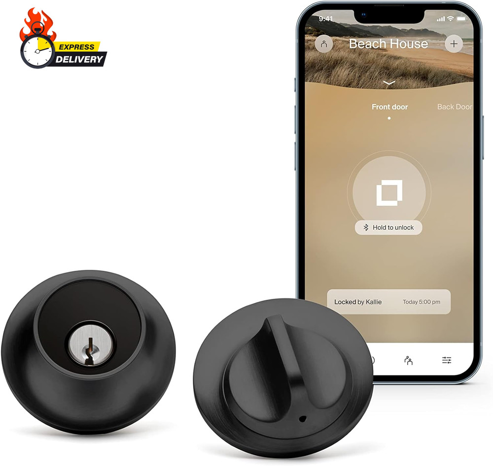 Home Inc Lock Smart Lock, Keyless Entry, Smartphone Access, Bluetooth Enabled,