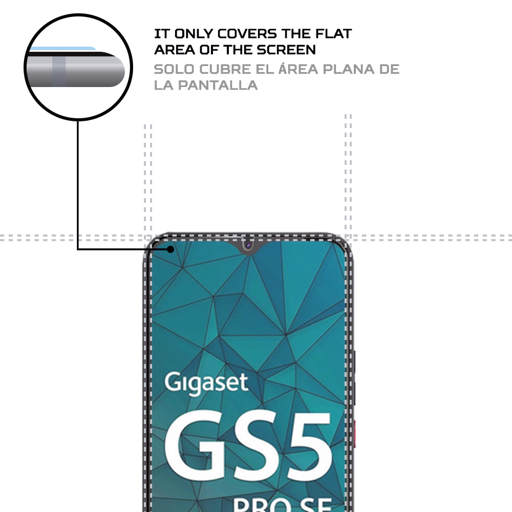 ANTISHOCK Screen protector for Gigaset GS5 Pro SE