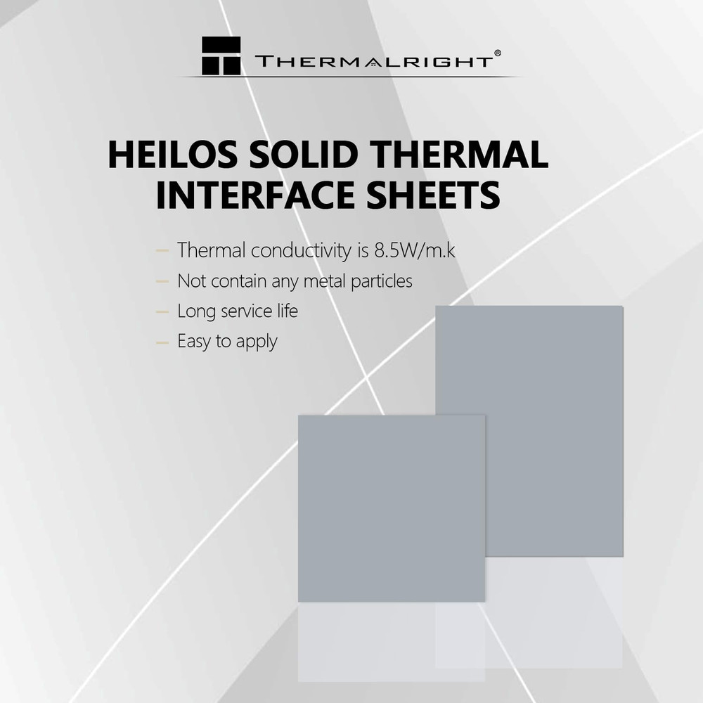 Heilos Solid State Thermally Conductive Silicone Grease Sheet for CPU/GPU, No...