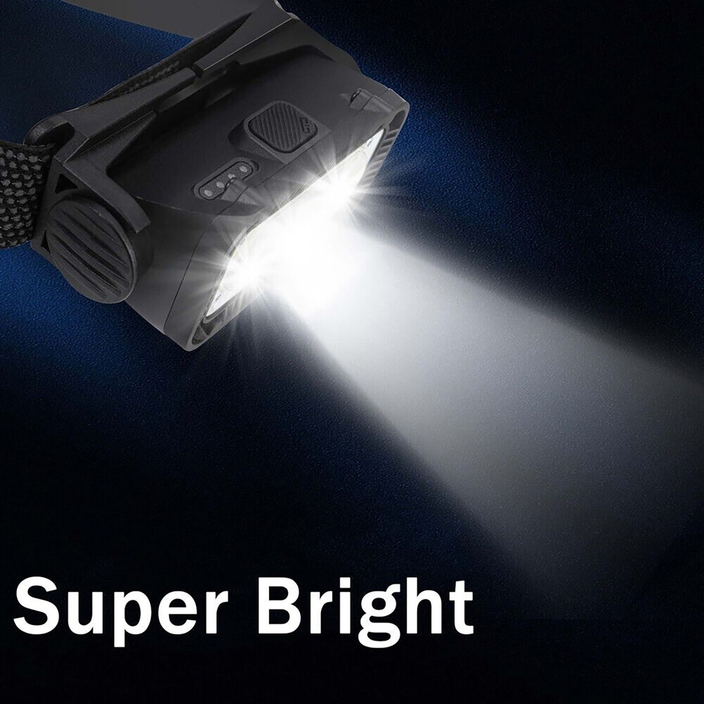 USB Rechargeable LED Headlamp Headlight Torch Flashlight With Charging Cable