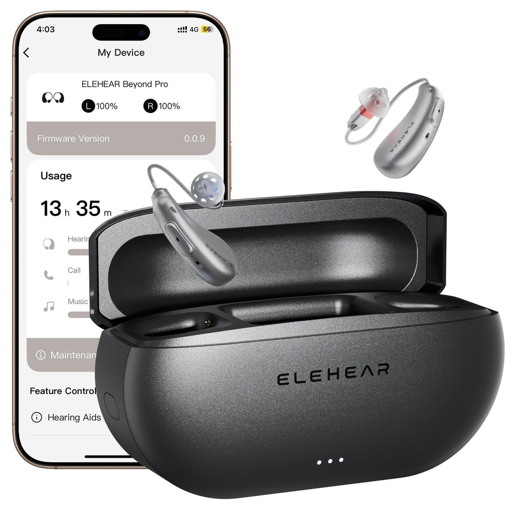 Bluetooth OTC Hearing Aids Premium Sound Algorithm with VocClear 2.0 Beyond Pro