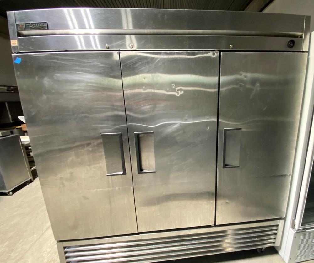 True 78"Three Section Reach in Refrigerator