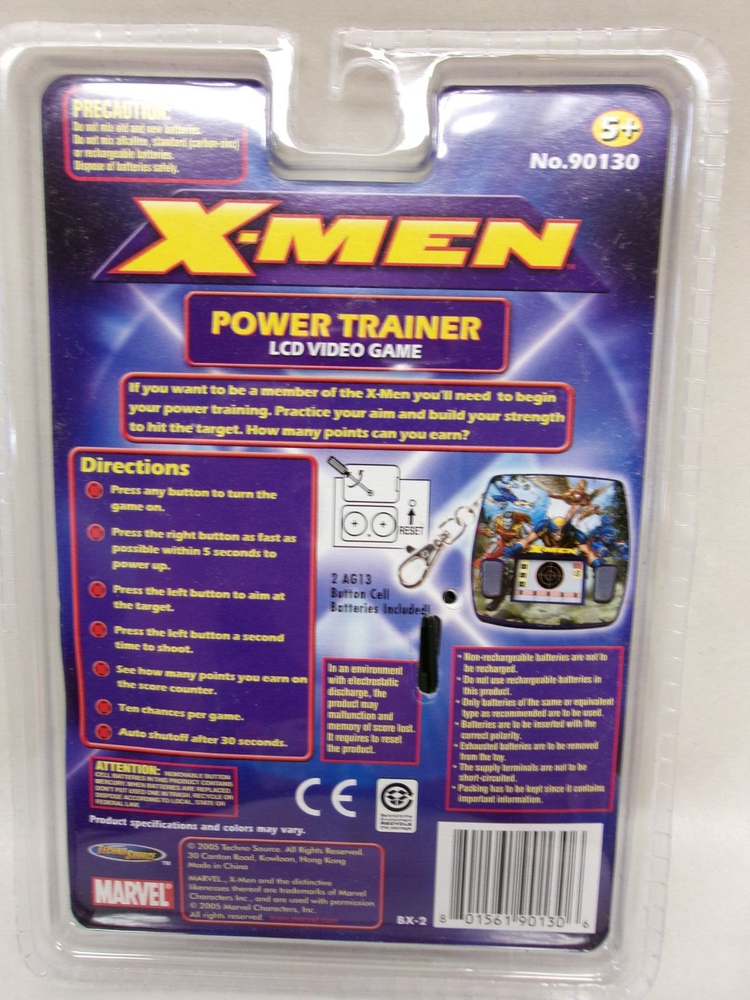 X-MEN POWER TRAINER LCD VIDEO GAME