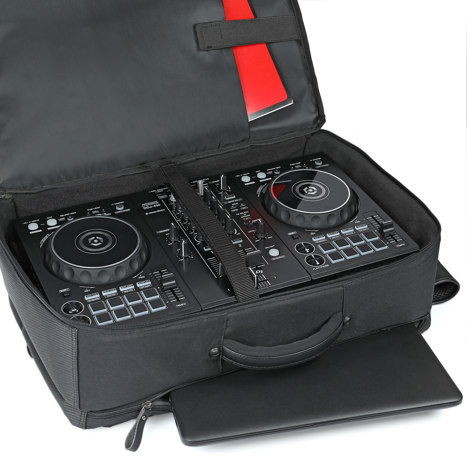 GOgroove DJ Mixer Case Compatible with Pioneer DJ DDJ 400 DJ Controller