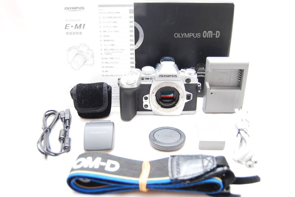 OLYMPUS Mirrorless Single-Lens Camera OM-D E-M1 Body Siler