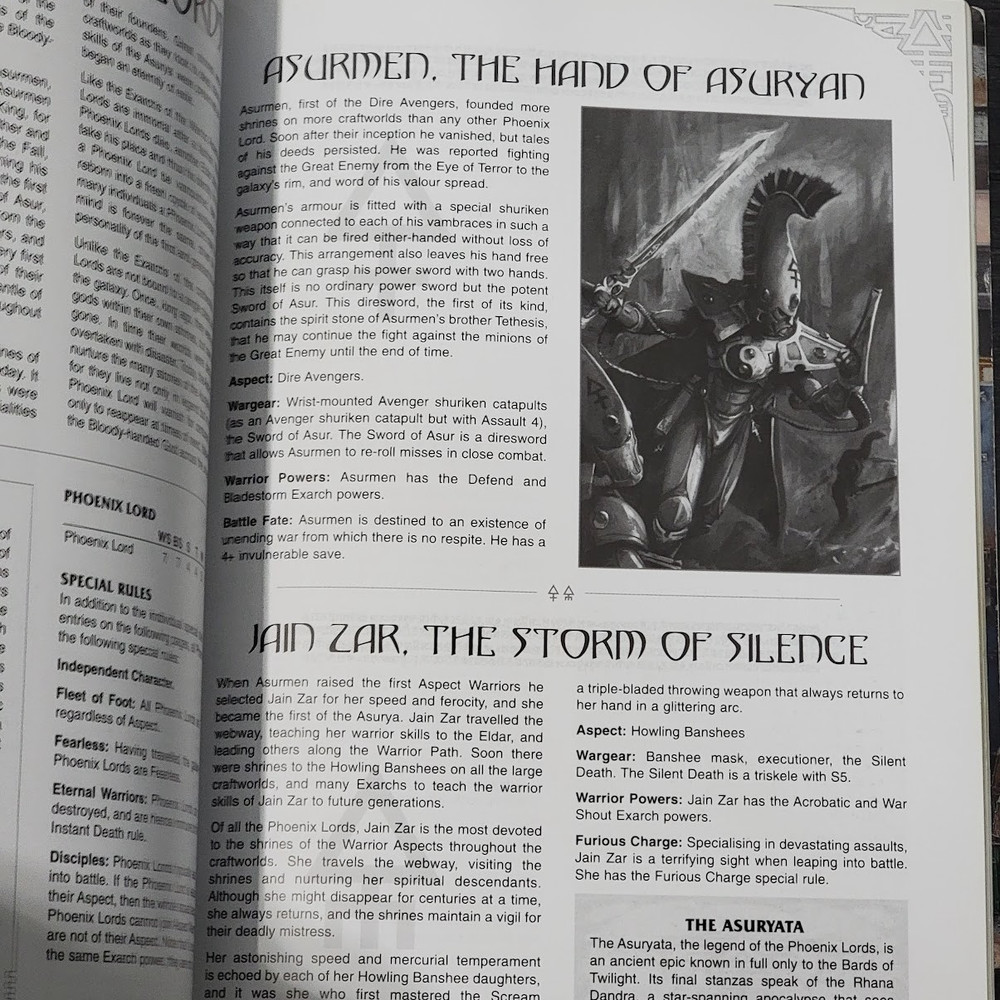 WARHAMMER 40,000 ELDAR Codex 2006 4th Ed Softcover Book Games Workshop