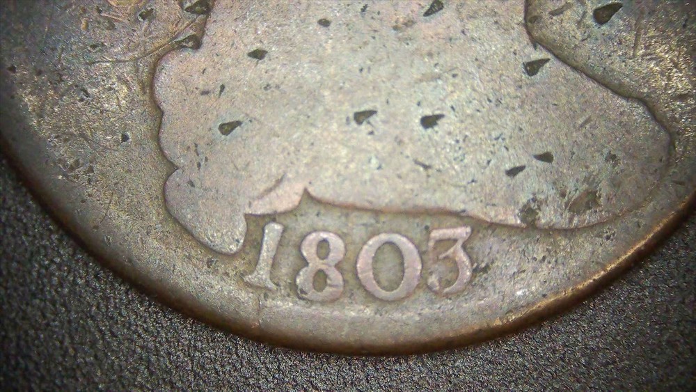 1803 Small Date & Fraction Draped Bust Copper Large Cent