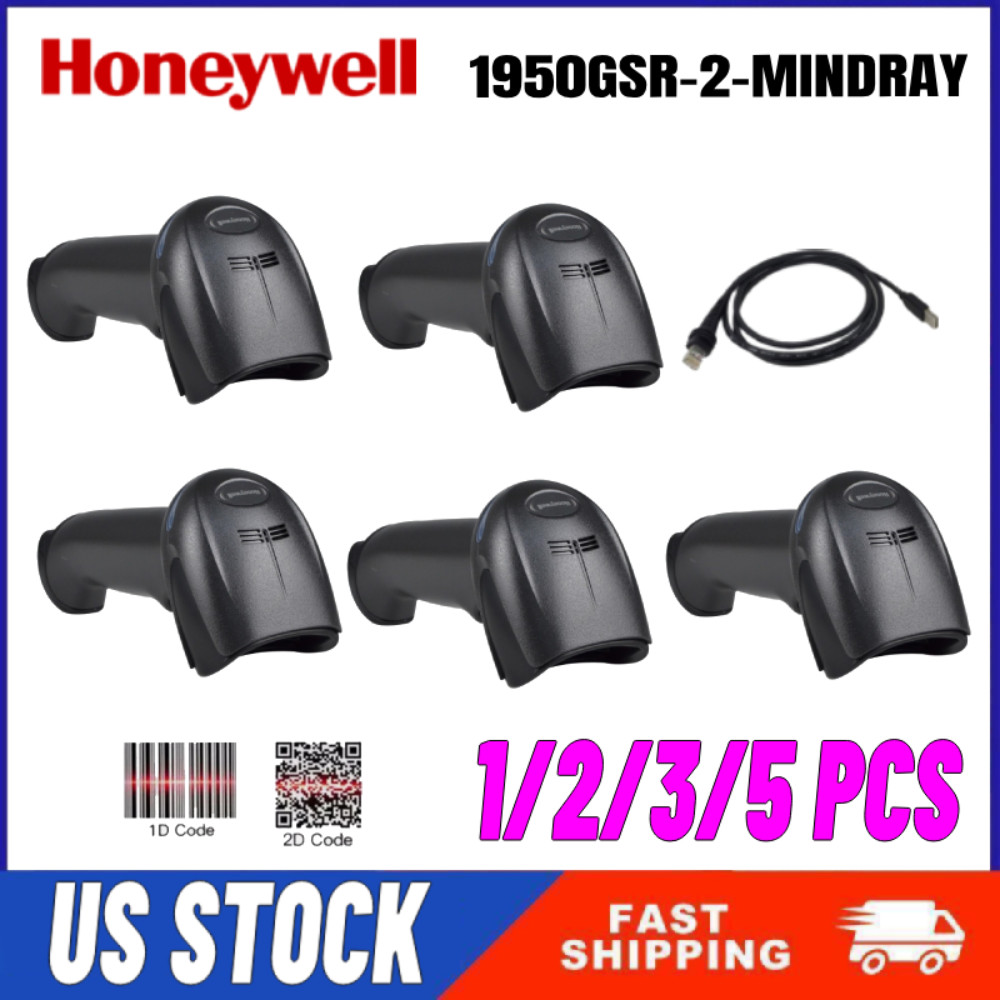 Honeywell Xenon 1950GSR-2-Mindray Image USB Reader 1D/2D Barcode Reader 1-5Pack