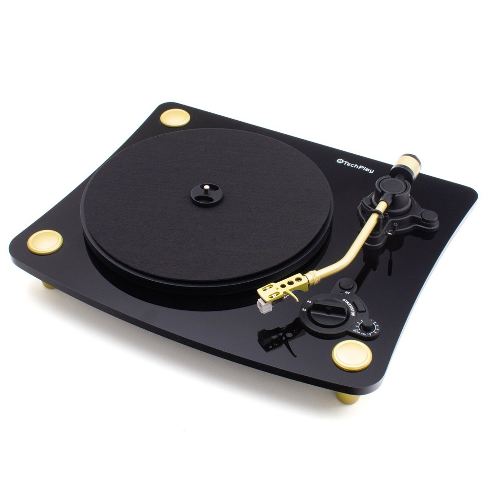 TechPlay Ghost, 2 Speed Belt Driven Turntable. Connects to Your Bluetooth Speakr