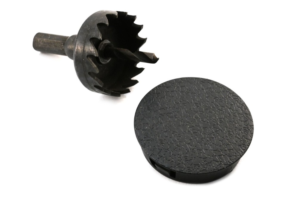 Universal RFID 12V Ignition Switch Button Start Keyless Anti-Theft -Silver Black