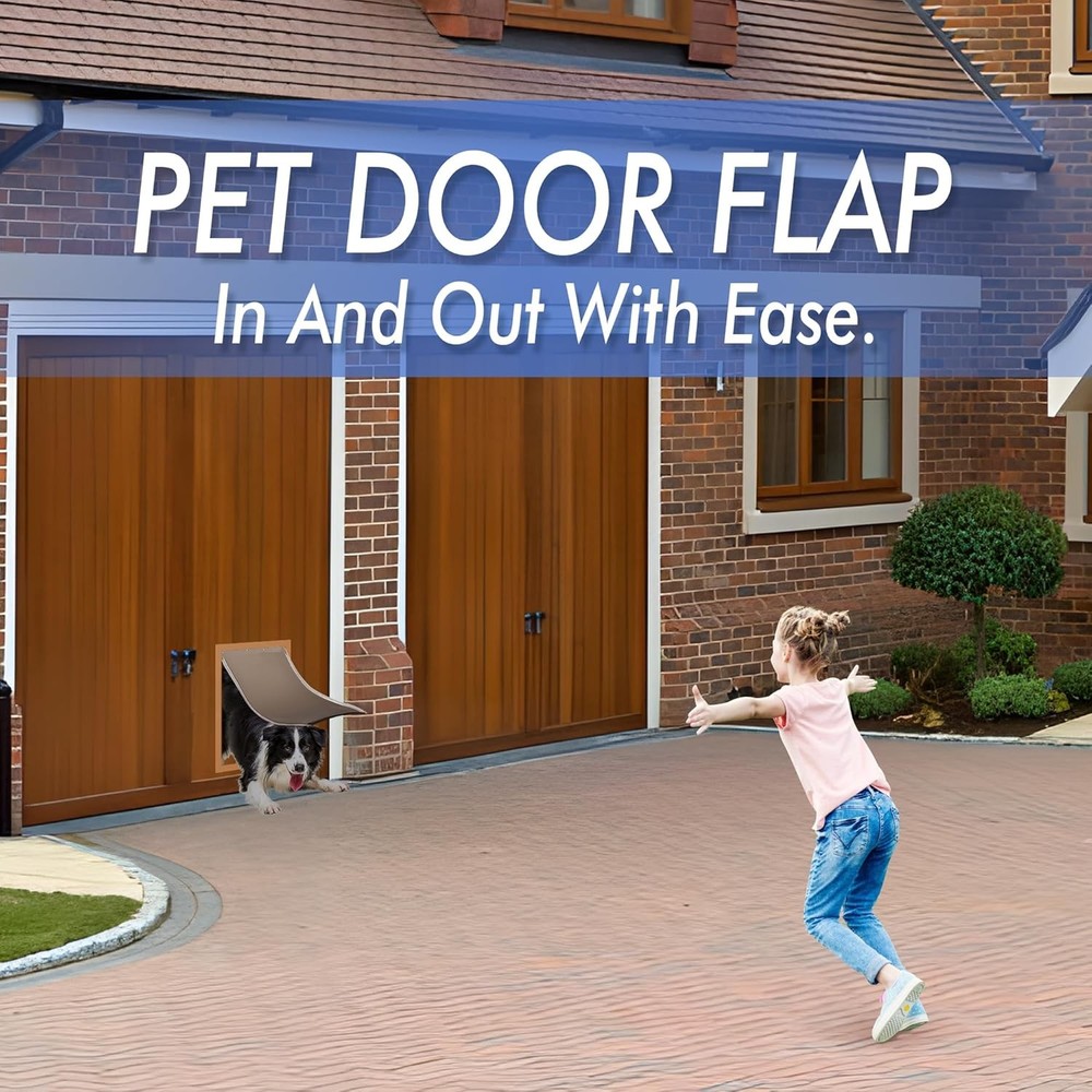 2PACK PAC11-11038 Replacement Flap with Screws,Medium Dog Door Replacement Flaps