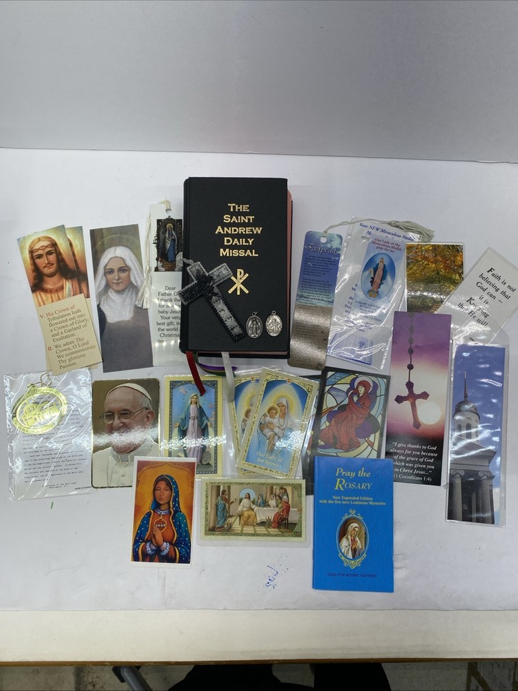 catholic religious items lot