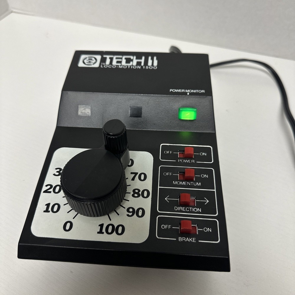 MRC Tech II Loco-Motion 1500 Train Controller HO Scale Transformer