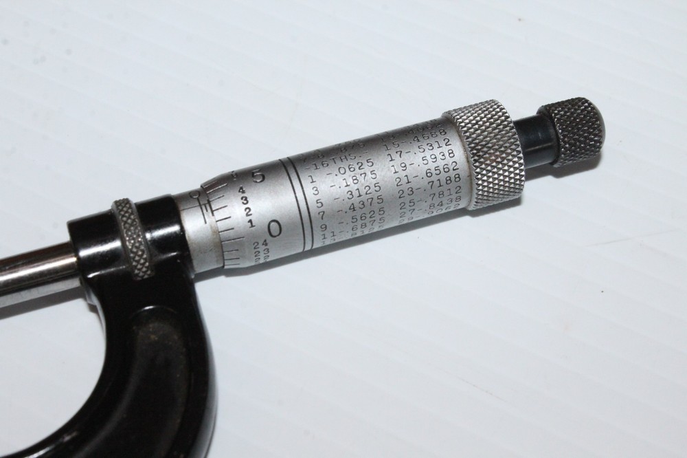 Starret NO. 436 1"-2" And 0"-1" Range Micrometer Tools