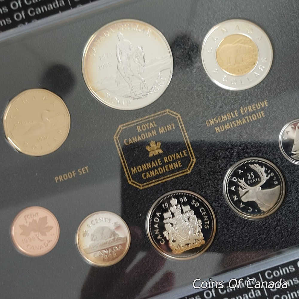 1998 Canada 8 Coin Proof Set - With Special Edition Silver Dollar #coinsofcanada